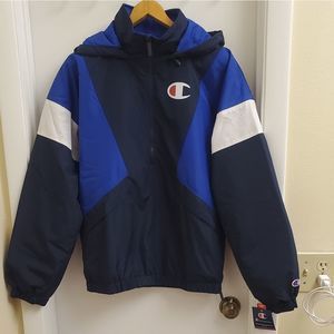 🤩New with tags champion anorak windbreaker jacket size men's small